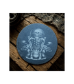 GNOME BIKER BRAIDS — Slate Coaster 2-Pack