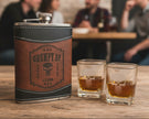 GRUMPY AF-FLASK AND SHOT GLASS GIFT SET