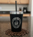 12 oz Tumbler-More Expresso Less Depresso