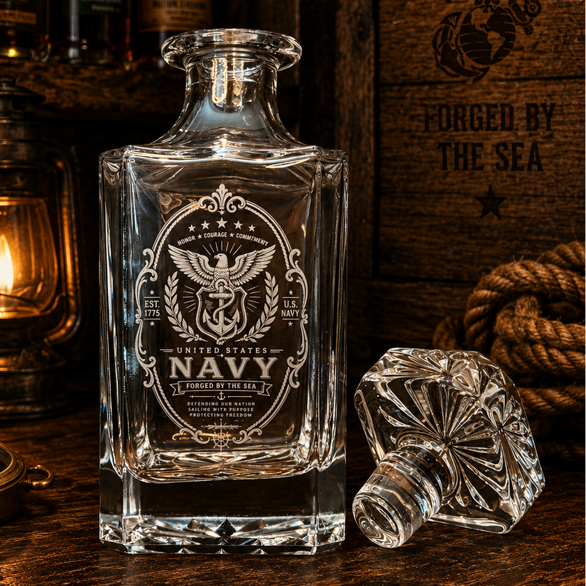 THE NAVY LEGACY DECANTER