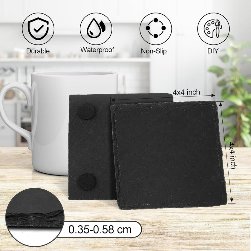 GRUMPY AF CLUB-MINDSET SLATE COASTERS