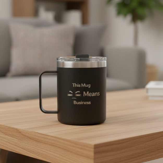 This Mug Means Business-12oz Traveler Mug