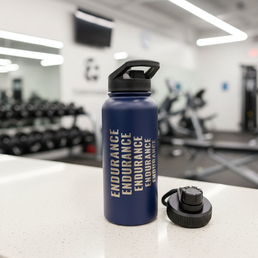 ENDURANCE-Ability to Sustain Under Pressure ENGRAVED WATER BOTTLE