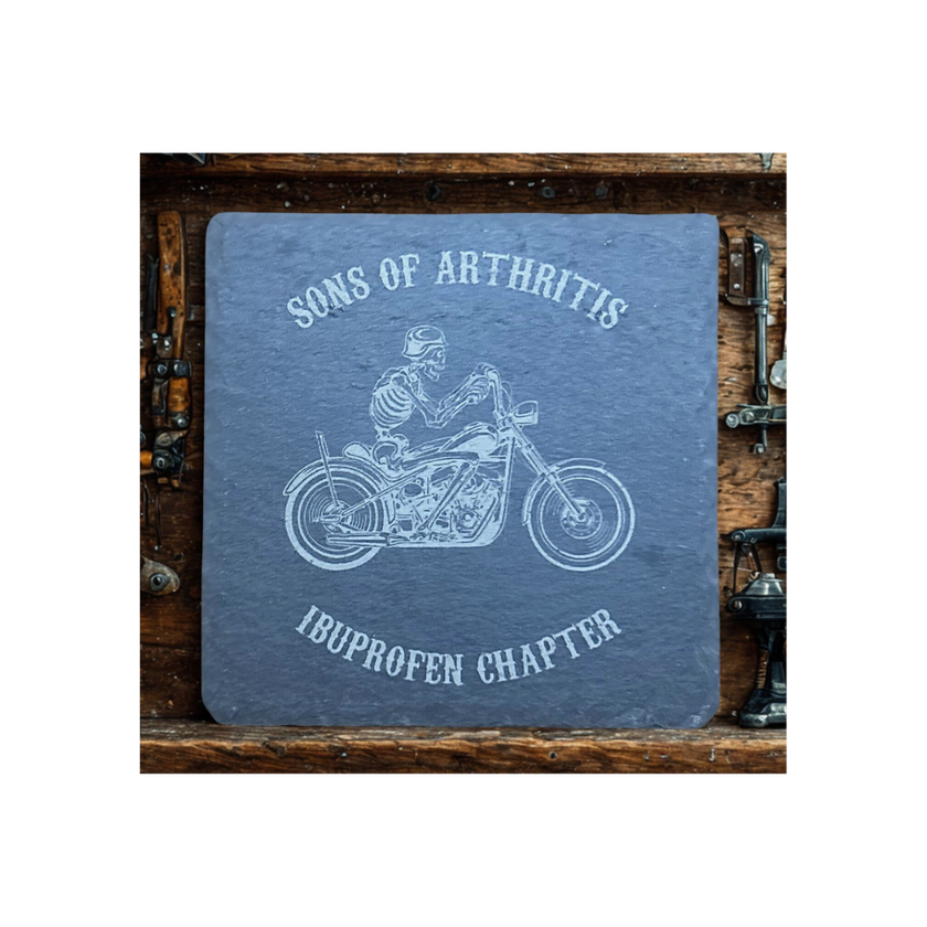 Sons Of Arthritis Ibuprofen Chapter-Slate Coaster
